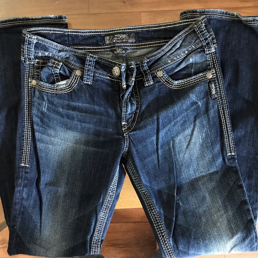 Silver Bootcut Jeans